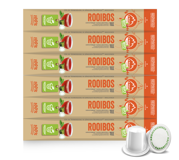 ROOIBOS BIO Tee BOX 60 Teekapseln