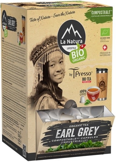 EARL GREY Tpresso® BIO Tee SUPER BOX 100 Teekapseln