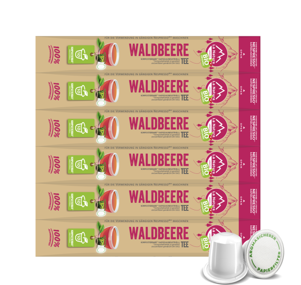 WALDBEERE BIO Tee BOX 60 Teekapseln