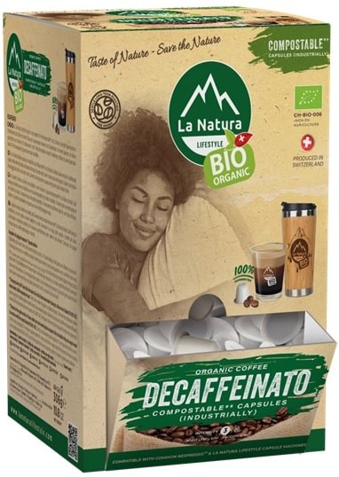 SUPER BOX Decaffeinato BIO Kaffee - 100 Kapseln La Natura Lifestyle