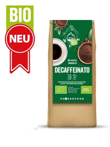 DEACF BIO Kaffee 500g gemahlen LA NATURA
