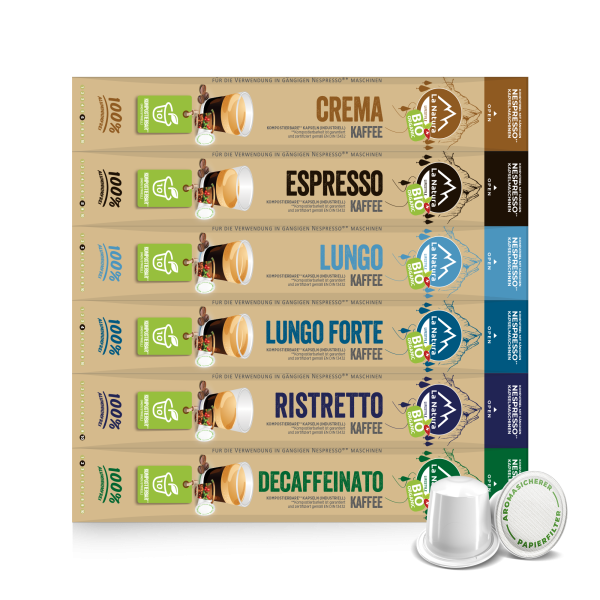 LA NATURA déguster BIO Café BOX 60 capsules