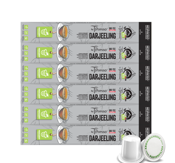 DARJEELING Tpresso® BIO Tee BOX 60 Teekapseln