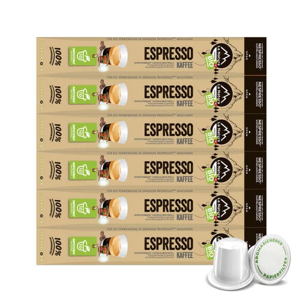 ESPRESSO BIO BOX 60 Kaffeekapseln