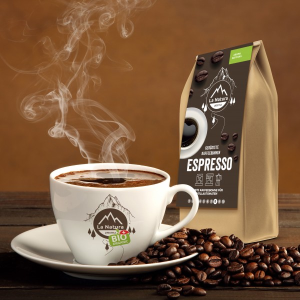 Espresso gemahlener Kaffee 250 La Natura Lifestyle