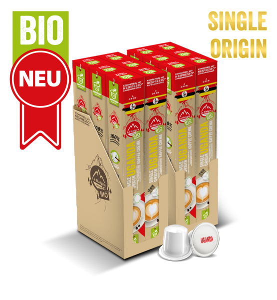 Uganda Plantagen Single Origin BIO Kaffee - 120 Kapseln La Natura Lifestyle