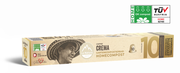 CREMA - 10 kompostovatelných kávových kapslí