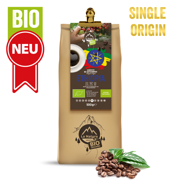 ETHIOPIA BIO Kaffee Bohne 500g