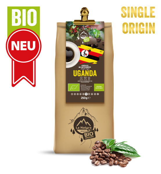 UGANDA BIO Kaffee Bohne 250g