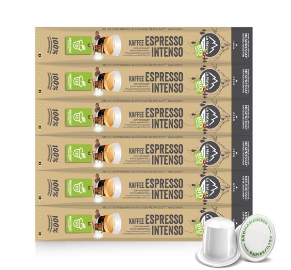ESPRESSO INTENSO BIO BOX 60 Kaffeekapseln