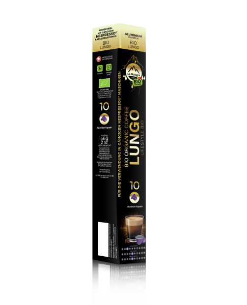 Lungo - La Natura Lifestyle Bio - 10 hliníkových kapslí