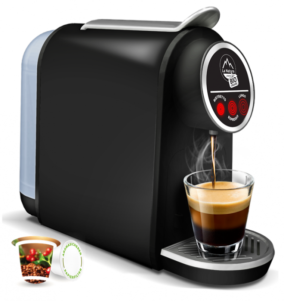SMART BIO kapsulový kávovar čierny - La Natura Lifestyle-Copy