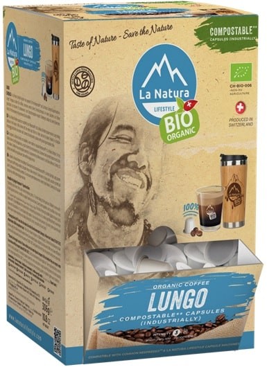 SUPER BOX Lungo BIO Kaffee - 100 Kapseln La Natura Lifestyle