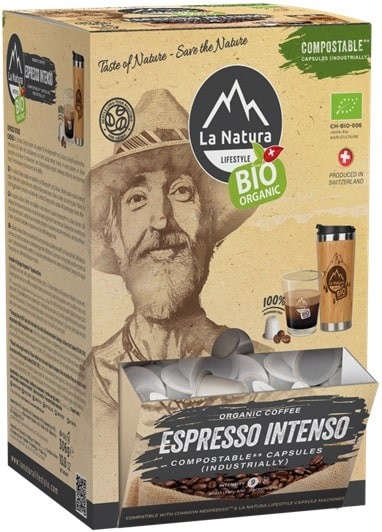 SUPER BOX Espresso Intenso BIO Kaffee - 100 Kapseln La Natura Lifestyle
