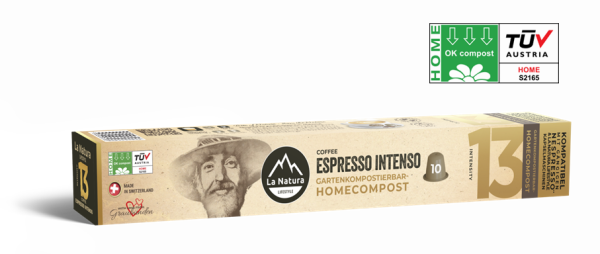 ESPRESSO INTENSO - 10 kompostovateľných kávových kapsúl