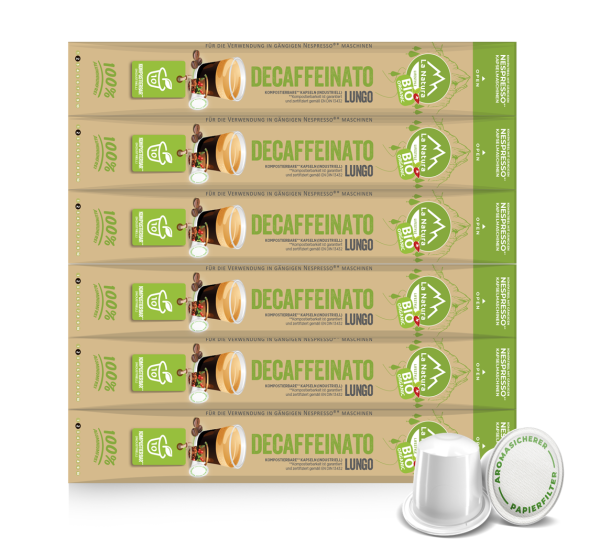 DECAF LUNGO BIO BOX 60 Kaffeekapseln